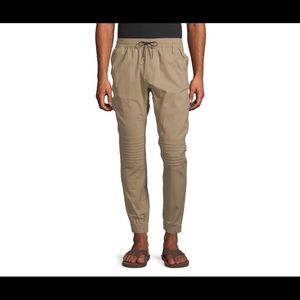 NWOT Men’s Twill Moto Jogger